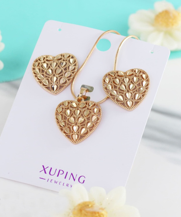 نیم ست زنانه ژوپینگ Xuping مدل قلب کد AAA-163