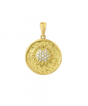 پلاک زنانه سکه میو گلد Mio Gold کد N1627