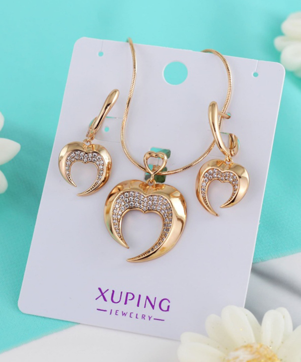 نیم ست زنانه ژوپینگ Xuping مدل قلب کد AAA-181