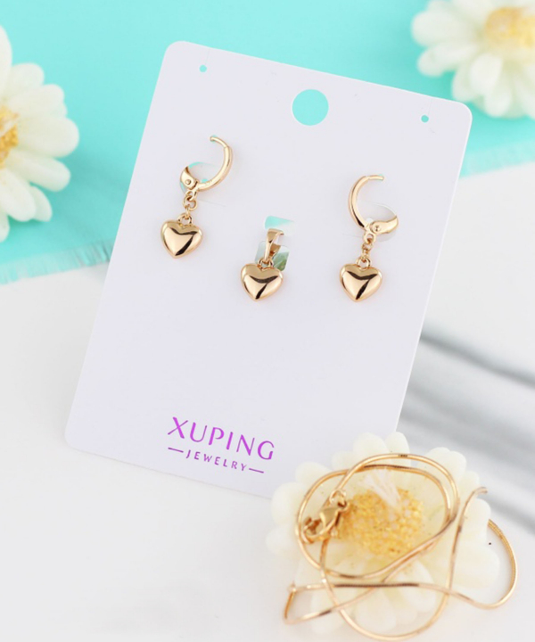 نیم ست زنانه ژوپینگ Xuping مدل قلب کد AAA-187