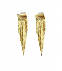 گوشواره آویزی زنانه زودیکا Zoodika کد AAC-695