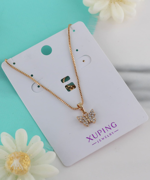 گردنبند زنانه ژوپینگ Xuping مدل پروانه کد AAB-482