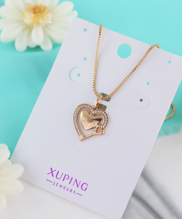 گردنبند زنانه ژوپینگ Xuping مدل قلب کد AAB-488
