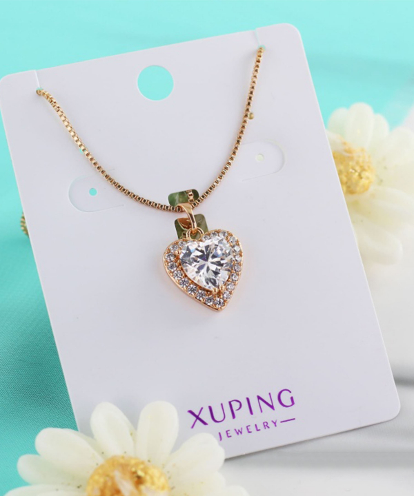 گردنبند زنانه ژوپینگ Xuping مدل قلب کد AAB-490