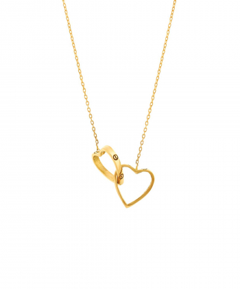 گردنبند قلب میو گلد Mio Gold کد NC1303