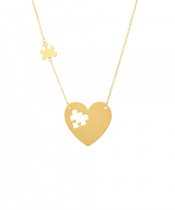 گردنبند قلب میو گلد Mio Gold کد NC1194