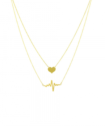 گردنبند ضربان قلب میو گلد Mio Gold کد NC1066