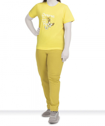 ست تیشرت و شلوار دخترانه سیلکا مدل 10599