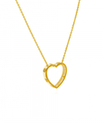 گردنبند قلب کارتیه میو گلد Mio Gold کد NC454