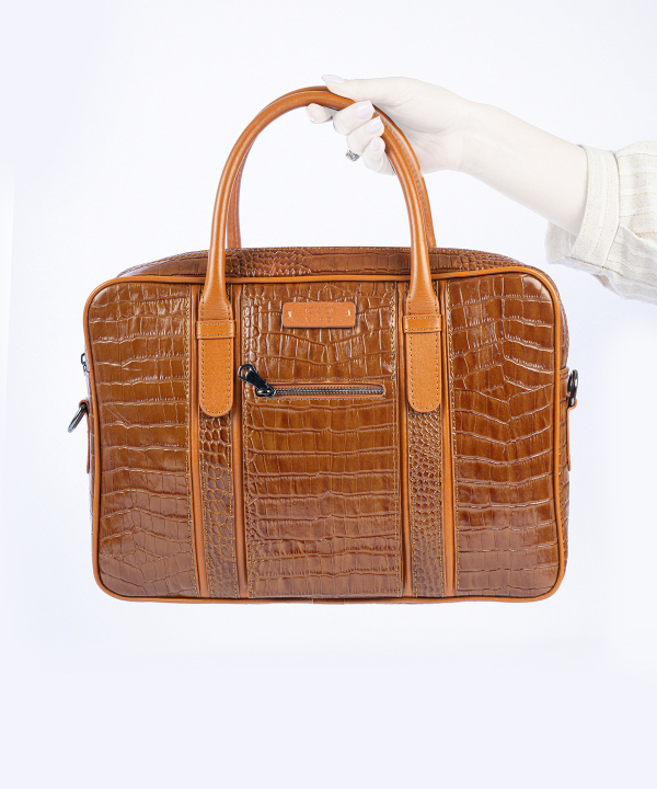 کیف اداری مردانه چرم طبیعی صاد Saad مدلAS5701