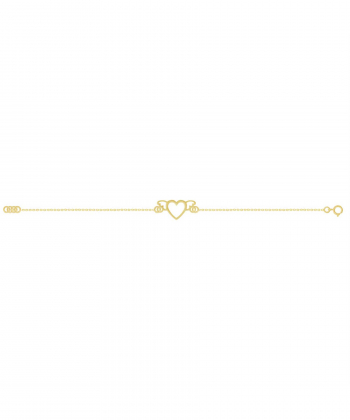 دستبند قلب میو گلد Mio Gold کد BR122