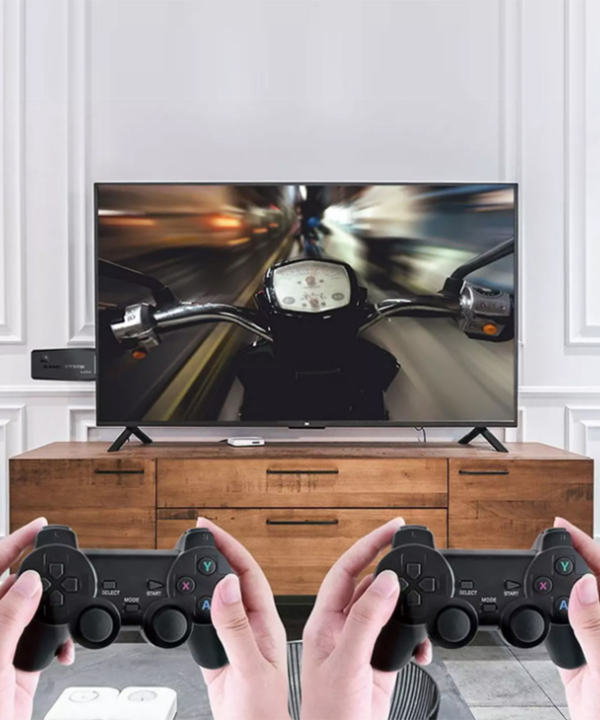 کنسول بازی به همراه دسته بازی بیسیم 4K Game Stick Lite