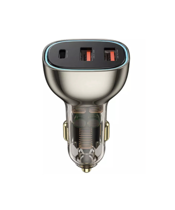 شارژر فندکی فست شارژ یو اس بی و تایپ سی 90 وات ویوو Wi-QC013