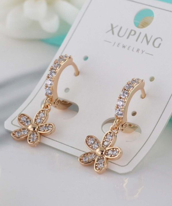 گوشواره زنانه ژوپینگ Xuping مدل گل کد AAC-528