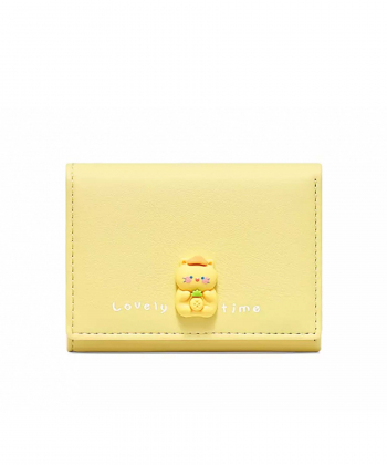 کیف پول زنانه کوچک طرح عروسکی تائومیک میک TAOMICMIC Y8249 cartoon short tri fold wallet student