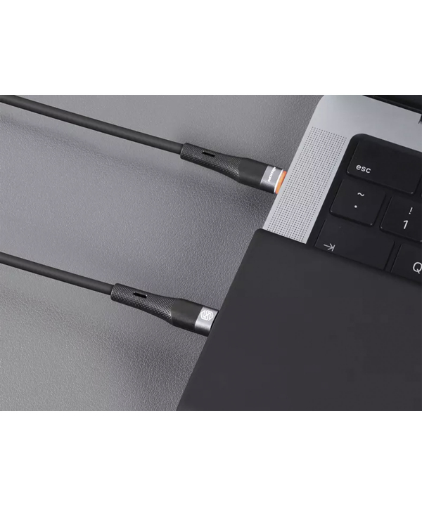 کابل دو سر تایپ سی سیلیکونی نیلکین Nillkin Flowspeed liquid silicone cable Type-C to Type-C 60W
