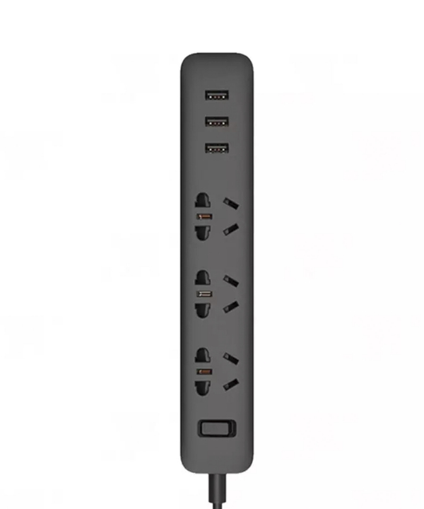 چند راهی سه سوکت و سه یو اس بی شیائومی Xiaomi Mi Power Strip Europlug XMCXB01QMN