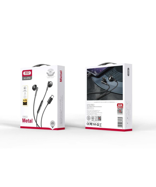 هندزفری سیمی تایپ سی ایکس او XO wired earphones EP60 Type-C