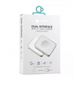 شارژر بی سیم اپل واچ و ایرپاد پرو 2 کوتسی Coteeci Dual Interface Apple Watch and Airpods Wireless Charger 26005