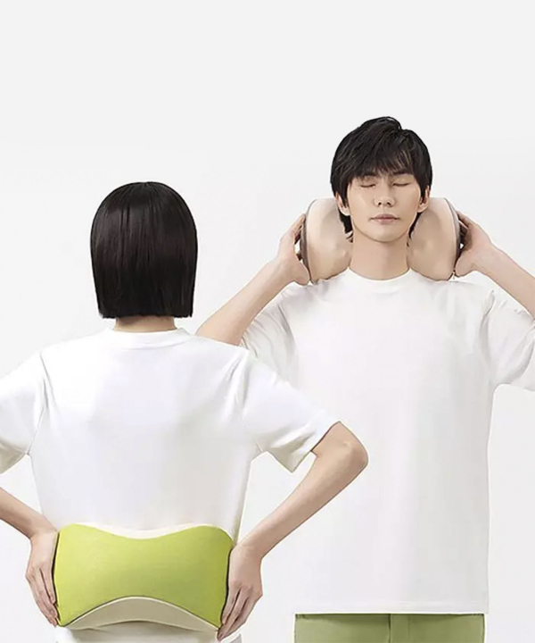 بالش ماساژ گردن و کمر حرارتی PGG W8 Cervical Spine Massager