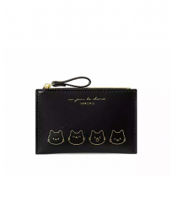 کیف پول کوچک زیپی طرح گربه دخترانه TAOMICMIC Y8960 Cartoon Mini Purse Zipper Ladies Card Bag