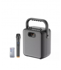 اسپیکر بلوتوثی و میکروفون قابل حمل دارای ریموت کنترل کانفلون Konfulon مدل KG-01
