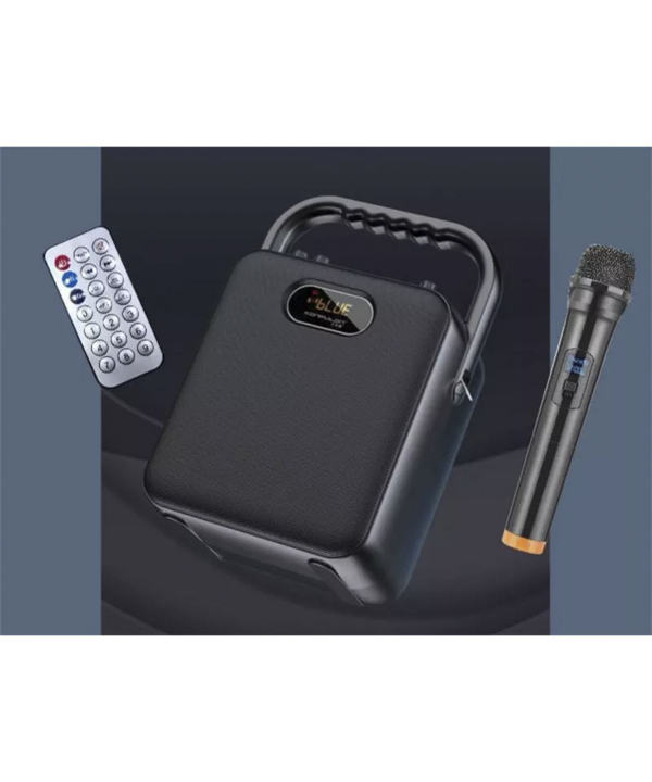 اسپیکر بلوتوثی و میکروفون قابل حمل دارای ریموت کنترل کانفلون Konfulon KG-01 Mini Karaoke Speaker Come With Microphone