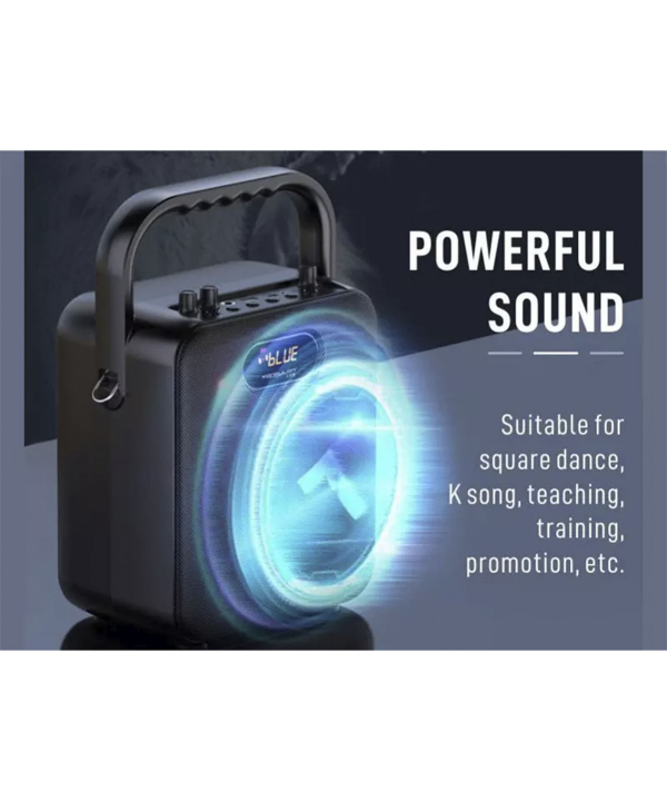 اسپیکر بلوتوثی و میکروفون قابل حمل دارای ریموت کنترل کانفلون Konfulon KG-01 Mini Karaoke Speaker Come With Microphone