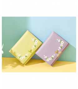 کیف پول زنانه کوچک طرح جوانه تائومیک میک TAOMICMIC Y8246 Women's Printed Short Student Small Wallet