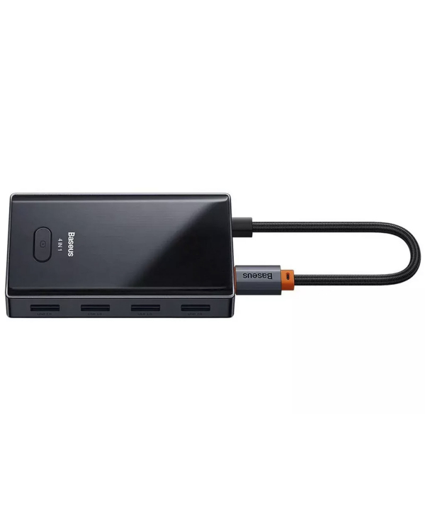 هاب تایپ سی چهار پورت یو اس بی بیسوس Baseus WKYY030013 4 in 1 Type-C to USB3.0x4 HUB Adapter