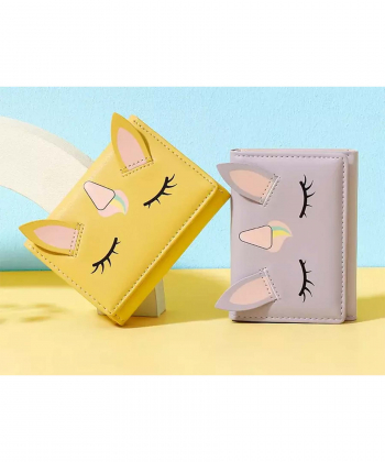 کیف پول فانتزی تاشو زنانه طرح تک شاخ تائومیک میک TAOMICMIC Y8939 Unicorn Print Women's Wallet