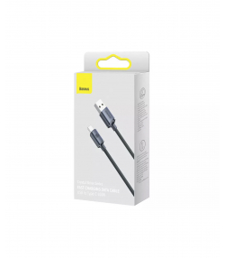 کابل سوپر فست شارژ یو اس بی به تایپ سی 100 وات 1.2 متری بیسوس Baseus Crystal Shine USB to USB-C Cable CAJY000401