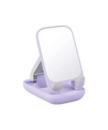 هولدر موبایل تاشو و آینه رومیزی بیسوس Baseus Folding Phone Stand with mirror B10551501411