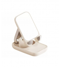 هولدر موبایل تاشو و آینه رومیزی بیسوس Baseus Folding Phone Stand with mirror B10551501411