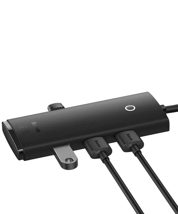 هاب یو اس بی 4 پورت بیسوس Baseus Airjoy 4 Port USB2.0 Hub Adapter WKQX070001