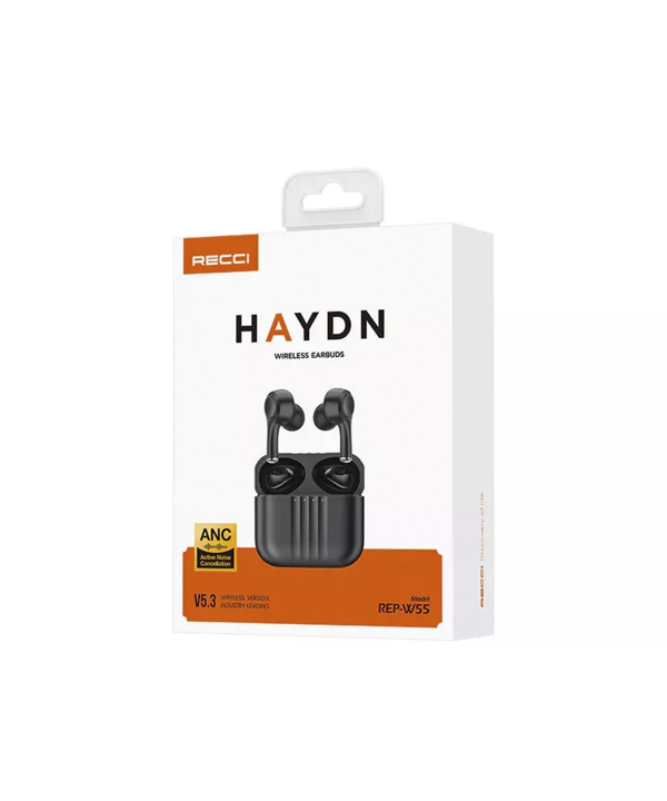 هندزفری بلوتوثی 5.3 رسی RECCI REP-W55 Haydn True Wireless Bluetooth Earphone Stereo
