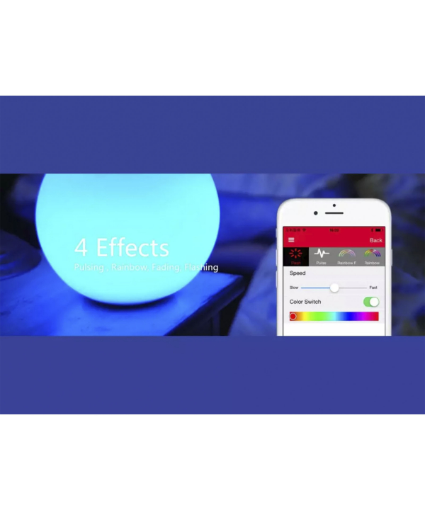 لامپ ال‌ای‌دی بلوتوثی هوشمند شارژی مایپو Mipow BTL301W PlayBulb Sphere Bluetooth LED Bulb