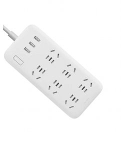 چند راهی و شارژر 6 سوکت و 3 یو اس بی شیائومی Xiaomi CXB6-1QM Power Strip