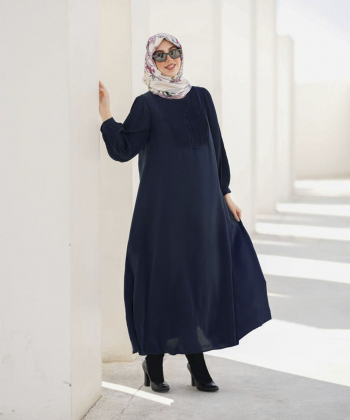 مانتو  بلند زنانه آنا حجاب مدل MP-ANA-3084
