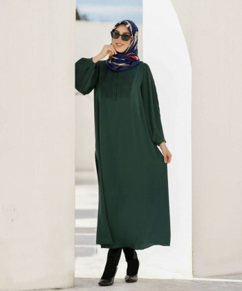 مانتو  بلند زنانه آنا حجاب مدل MP-ANA-3084