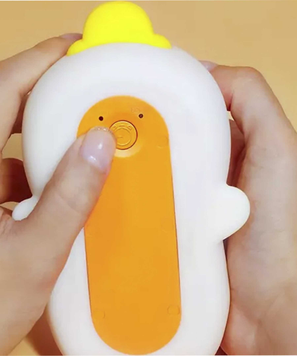 چراغ خواب فانتزی رومیز شارژی سیلیکونی Duck LED Night Lamp Silicone USB Rechargeable Sleeping light ZD-31