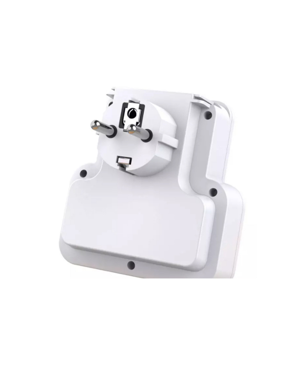 چندراهی برق 2 سوکت و 2 پورت یواس بی ایکس او XO WL09 EU Smart Wall Plug Adapter
