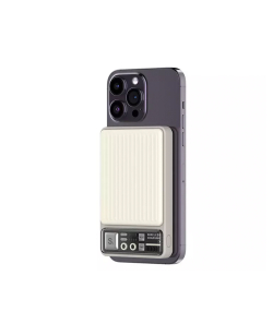 پاوربانک و شارژر بی سیم تایپ سی و یو اس بی 10000 رسی RECCI RPB-W18 10000mAh power bank magnetic charging astro boy