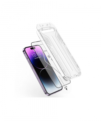 گلس آیفون 15 پرو ویوو همراه با ابزار نصب WiWU Easy instal tempered glass IP15 pro SQ-005
