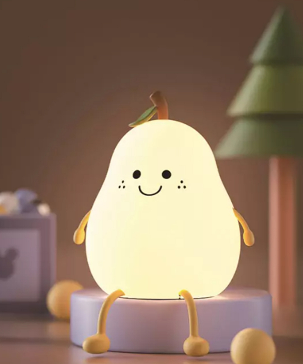 چراغ خواب فانتزی رومیزی قابل شارژ split pear duck sleep night light silicone L40