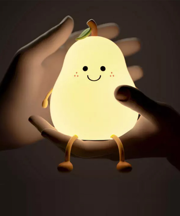 چراغ خواب فانتزی رومیزی قابل شارژ split pear duck sleep night light silicone L40