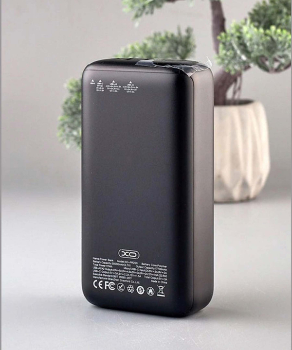 پاو بانک شارژ سریع تایپ سی و یو اس بی 30000 ایکس او XO 30000 mAh fast charging powerbank PR200