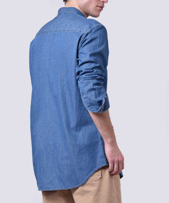 پیراهن آستین بلند مردانه بادی اسپینر Body Spinner کد 7147