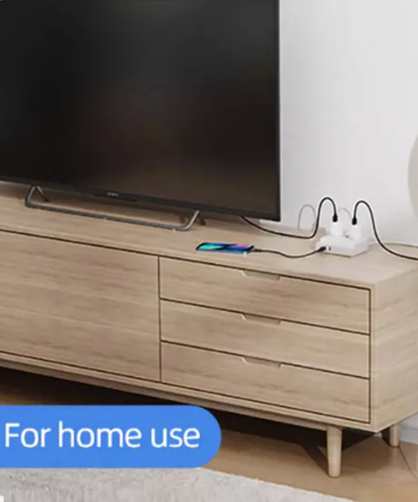 چند راهی برق سه سوکت، دو یو اس بی و یک تایپ سی 65 وات یوسامز USAMS US-CC160 P1 65W Super Si Fast Charging electric power