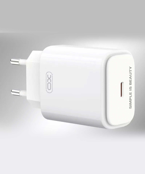 شارژ دیواری تایپ سی 20 وات ایکس اوXO L90B Type-C Wall Adapter